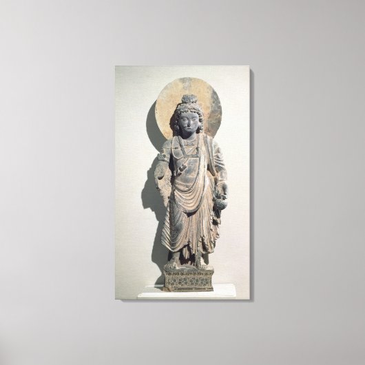 Stehend Bodhisattva Maitreya, 3. Jahrhundert Leinwanddruck (Vorderseite)
