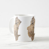 Stehend Cairn Terrier Kaffeetasse (Vorderseite Links)