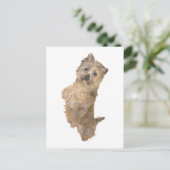 Stehend Cairn Terrier Postkarte (Stehend Vorderseite)