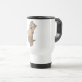 Stehend Cairn Terrier Reisebecher (VorderseiteRechts)