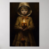 Stehend im Dunkeln Poster (Vorne)