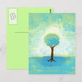 Stehend im Licht der Originalgemälde Postkarte (Vorne/Hinten)