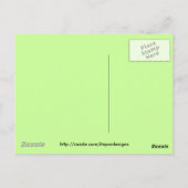 Stehend im Licht der Originalgemälde Postkarte (Rückseite)
