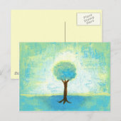 Stehend im Licht der Originalgemälde Postkarte (Vorne/Hinten)