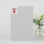 Stehend im Winterschnee Briefpapier (Stehend Vorderseite)