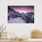 Stehend im Winterwunderland Poster (Küche)