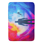 Stehend in Farben Badematte (Vorderseite Vertikal)