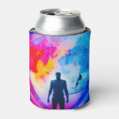 Stehend in Farben Dosenkühler (Kanne Vorderseite)