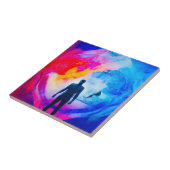 Stehend in Farben Fliese (Seite)