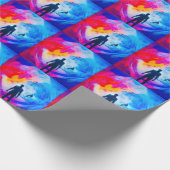 Stehend in Farben Geschenkpapier (Ecke)