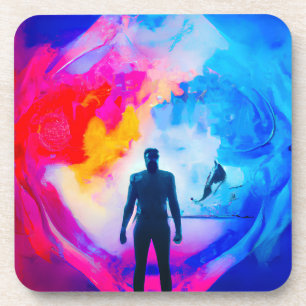 Stehend in Farben Getränkeuntersetzer