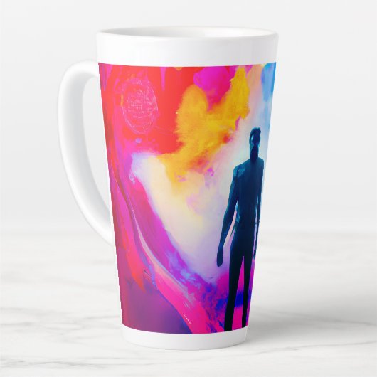 Stehend in Farben Milchtasse (Linke Ecke)