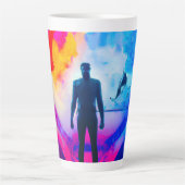 Stehend in Farben Milchtasse (Vorderseite)