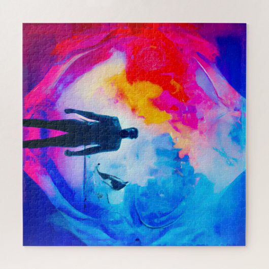 Stehend in Farben Puzzle (Horizontal)