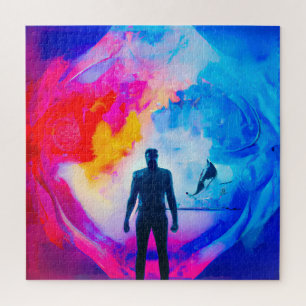 Stehend in Farben Puzzle