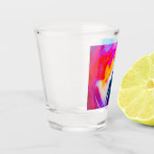 Stehend in Farben Schnapsglas (Links)