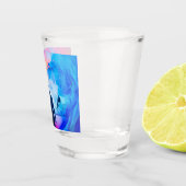 Stehend in Farben Schnapsglas (Rechts)