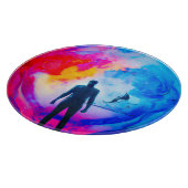 Stehend in Farben Schneidebrett (Ecke)