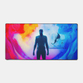 Stehend in Farben Schreibtischunterlage (Vorderseite)