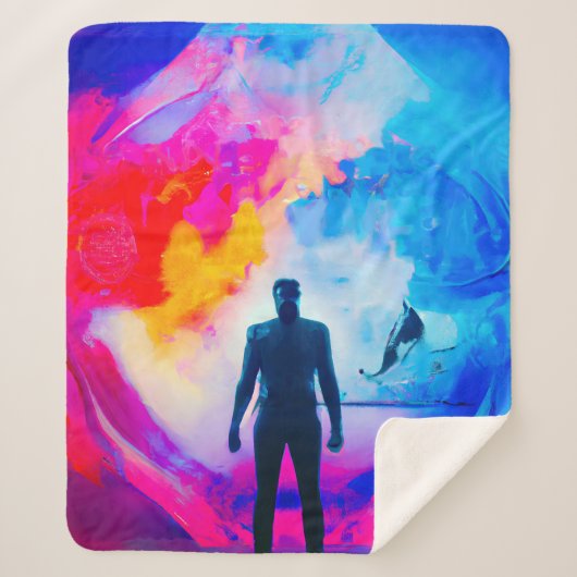 Stehend in Farben Sherpadecke (Vorderseite)