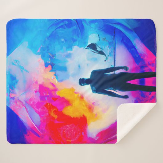 Stehend in Farben Sherpadecke (Vorderseite (Horizontal))