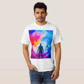 Stehend in Farben T-Shirt (Vorne ganz)
