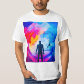 Stehend in Farben T-Shirt (Vorderseite)