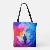 Stehend in Farben Tasche (Rückseite)