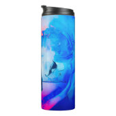 Stehend in Farben Thermosbecher (Nach rechts gedreht)