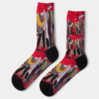 Stehend mein Boden. Socken