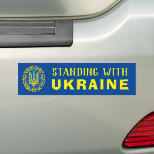 STEHEND MIT DER UKRAINE AUTOAUFKLEBER