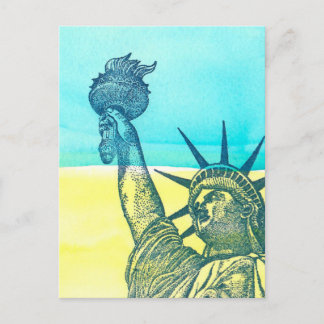 Stehend mit der Ukraine Postkarte