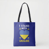 STEHEND MIT DER UKRAINE Totbeutel Tasche (Vorderseite)