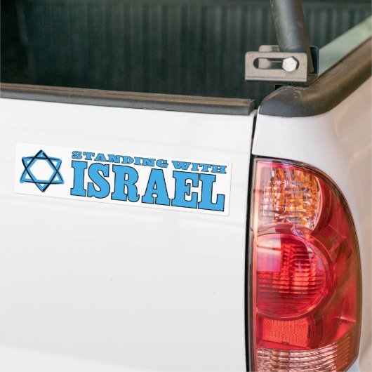Stehend mit Israel Autoaufkleber (Auf Lkw)