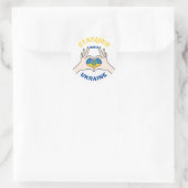 STEHEND MIT UKRAINE Stickers (Tasche)