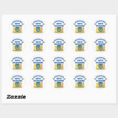 STEHEND MIT UKRAINE Stickers (Blatt)