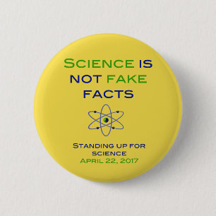 Stehend oben für Wissenschaft Button