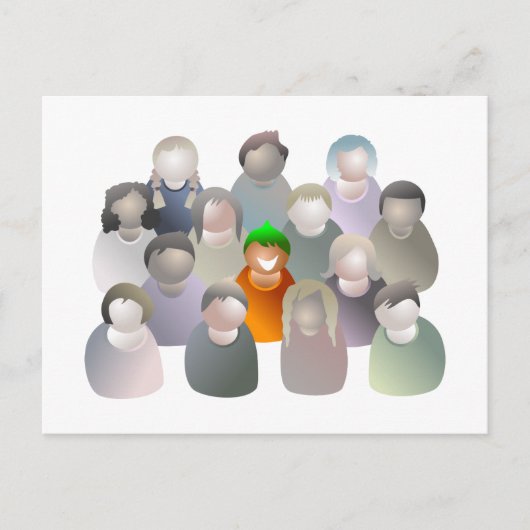 Stehend Postkarte (Vorderseite)