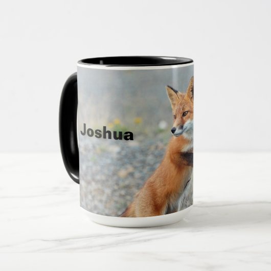 Stehend Red Fox Tasse (Vorderseite Links)