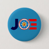 Stehend Rock Sioux für Joe 2020 Button (Vorderseite)
