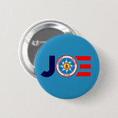 Stehend Rock Sioux für Joe 2020 Button (Vorne & Hinten)