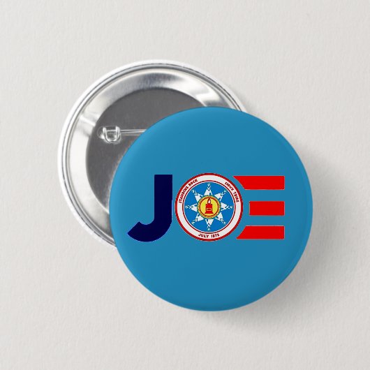 Stehend Rock Sioux für Joe 2020 Button (Vorne & Hinten)