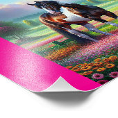 Stehend schön fotodruck (Ecke)