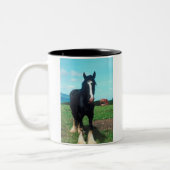 Stehend Shire Zweifarbige Tasse (Links)