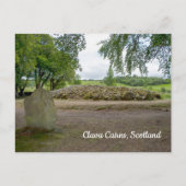 Stehend Stone in Clava Cairns, Schottland Postkarte (Vorderseite)