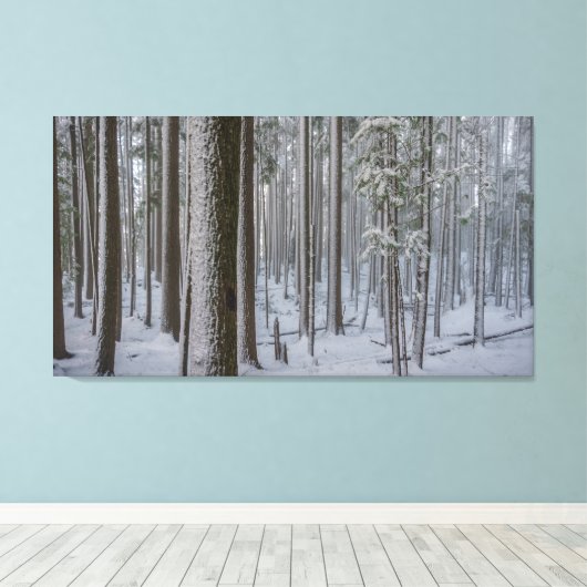 Stehend Tal #1 Leinwanddruck (Insitu (Holzboden))