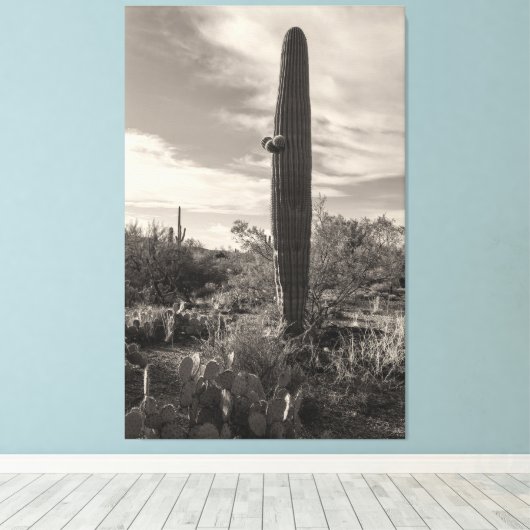 Stehend Tal Leinwanddruck (Insitu (Holzboden))