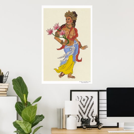 Stehend Tara Poster (Heimbüro)