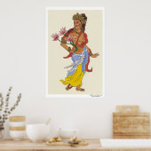 Stehend Tara Poster (Küche)