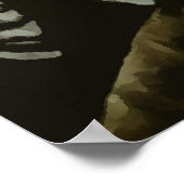 Stehend Tiger Safari Poster (Ecke)